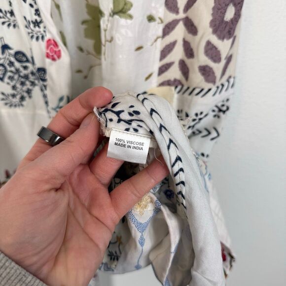 Jaded Gypsy Patchwork Bohemian Sunrise Pants Size L/XL - Picture 6 of 14